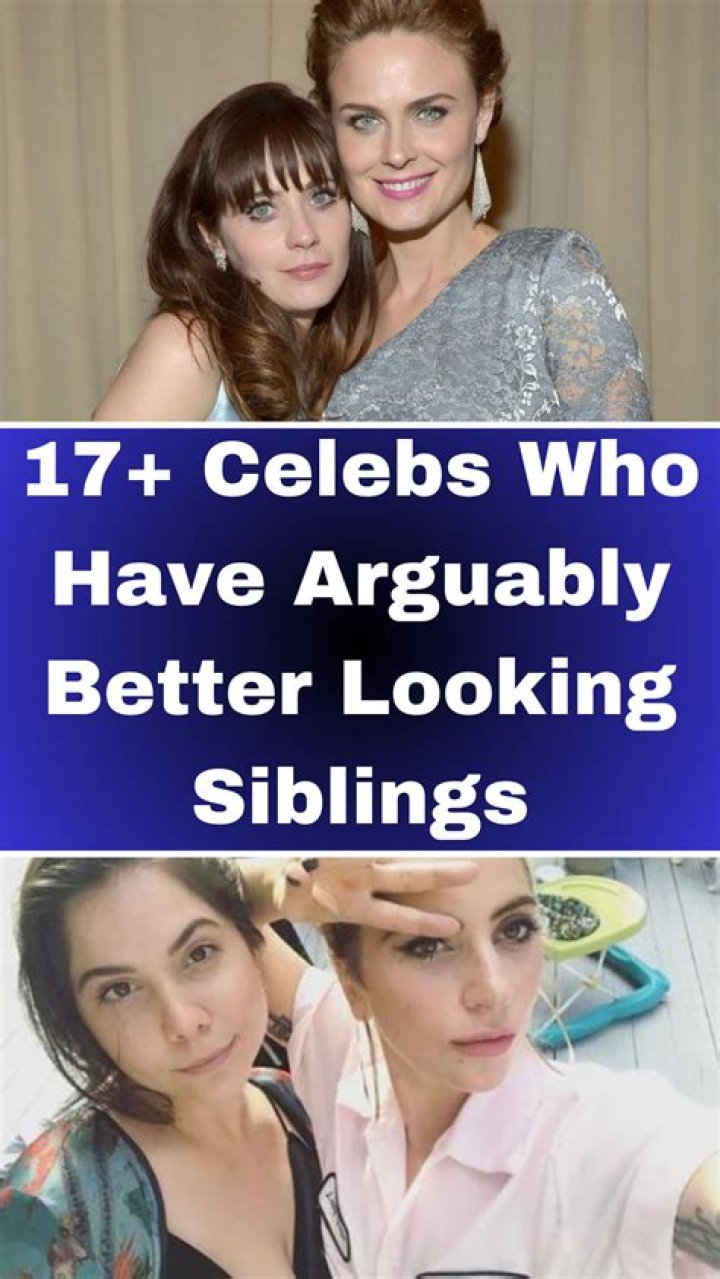 10 Celebs and the Siblings You Never Knew They Had Celebrity siblings