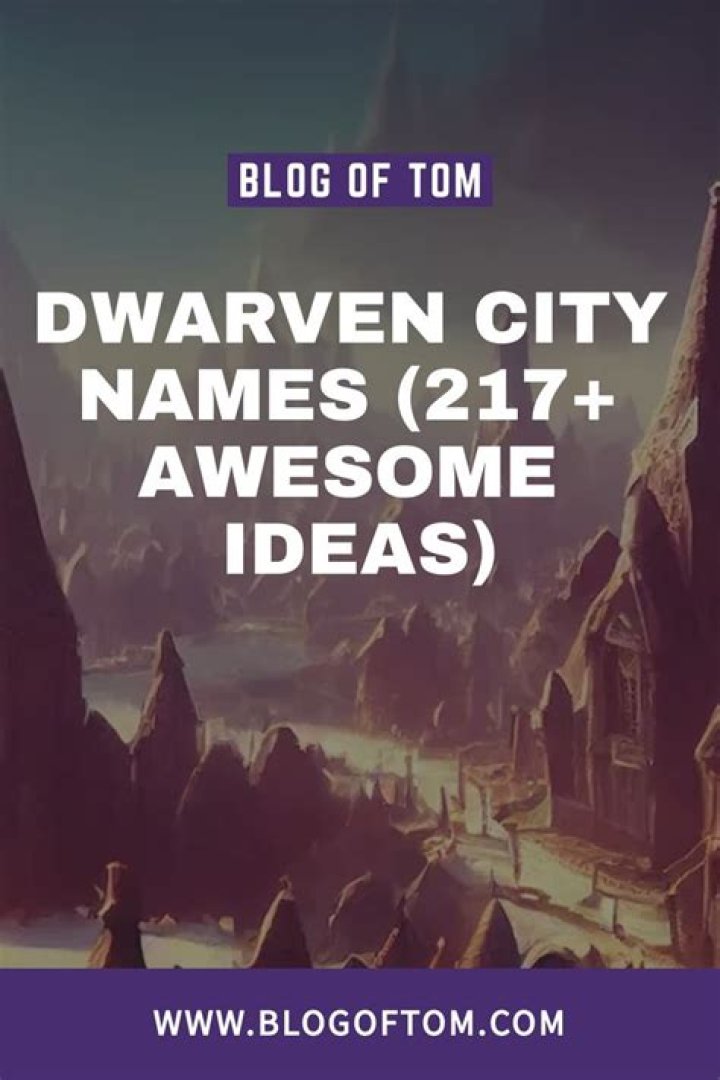 400 Best Dwarven City Names For You