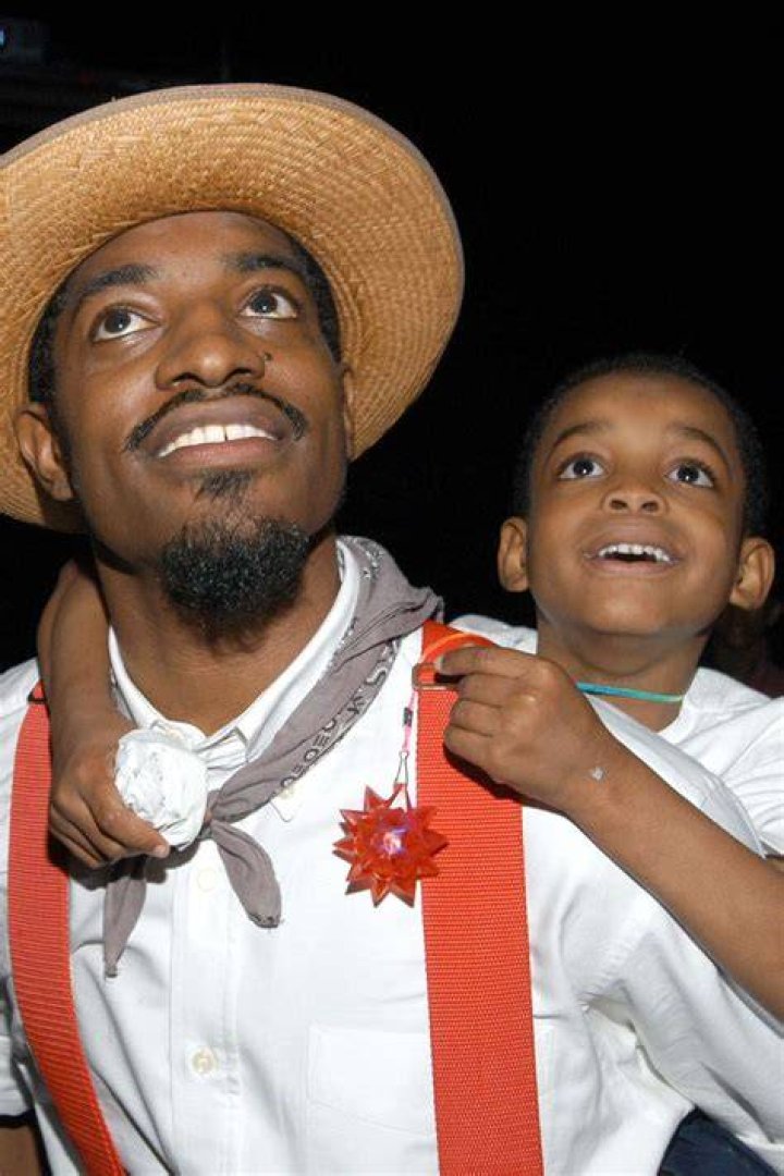Andre 3000 with son Seven from Erykah badu Andre 3000, Black culture