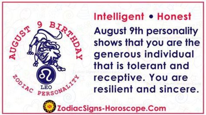 August 9 Birthday Personality, Zodiac Sign, Compatibility, Ruling