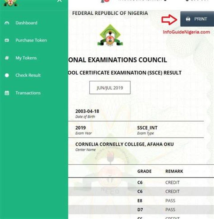 Check Neco 2021 Result Without Scratch Card For Free? FlashLearners