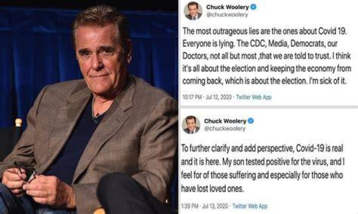 Chuck Woolery deletes social media accounts after his son tested