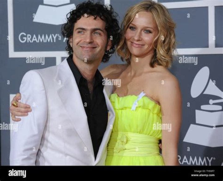 Dweezil Zappa (L) and his wife arrive at the 51st annual Grammy Awards