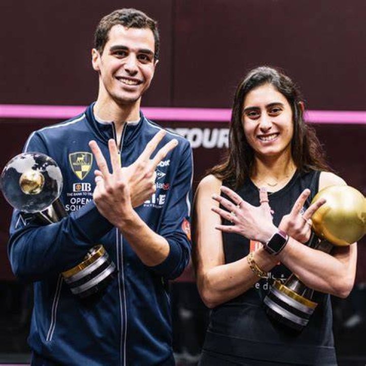 Egypt’s Ali Farag and Nour El Sherbini crowned world champions in