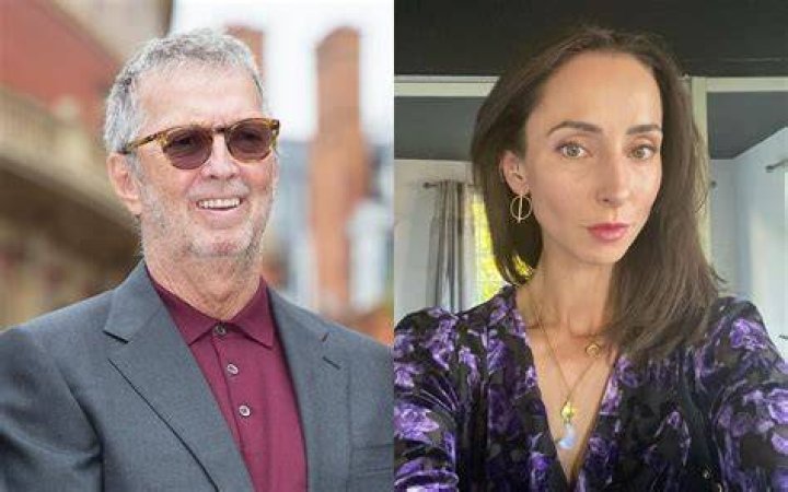 Eric Clapton with Daughter Ruth Celebrity Wedding Photos