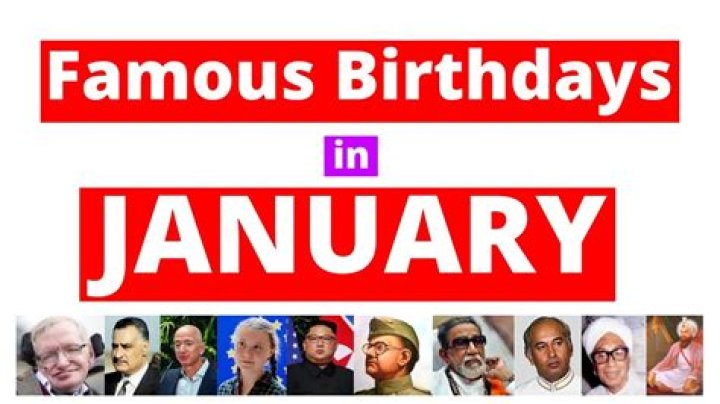 Famous Birthdays: Celebrities Born On January 19