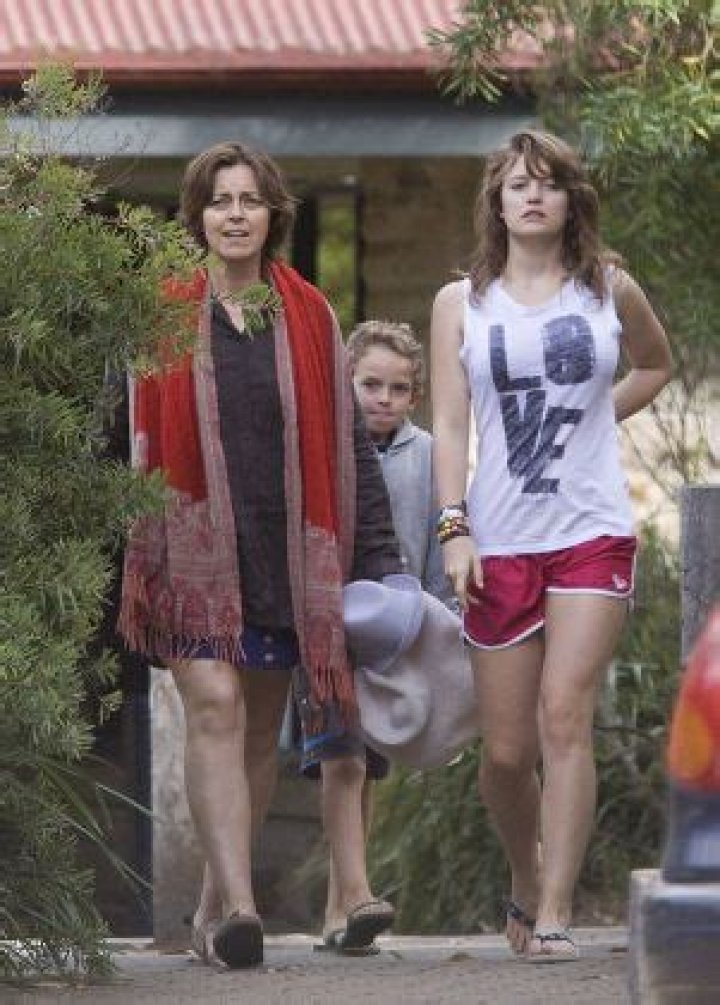 Greta Scacchi Daughter Leila Son Matteo Editorial Stock Photo Stock