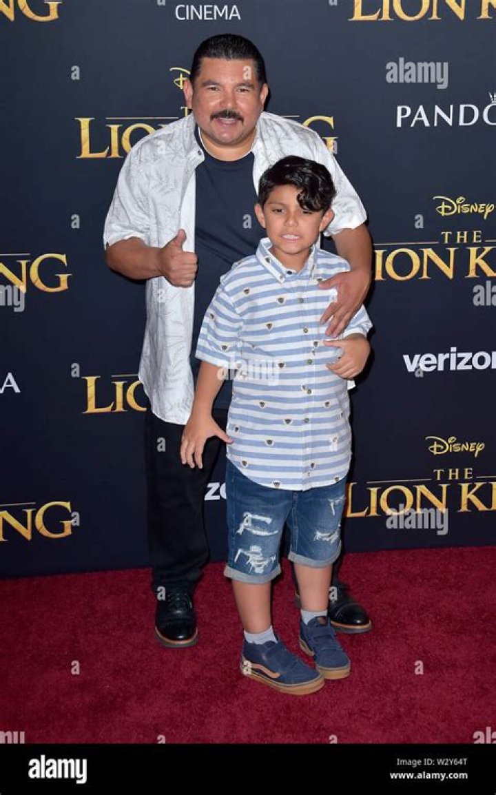 Guillermo Rodriguez with son at the world premiere of the movie 'The
