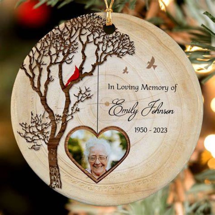 Memorial Ornaments Personalized Christmas Ornaments For Deceased