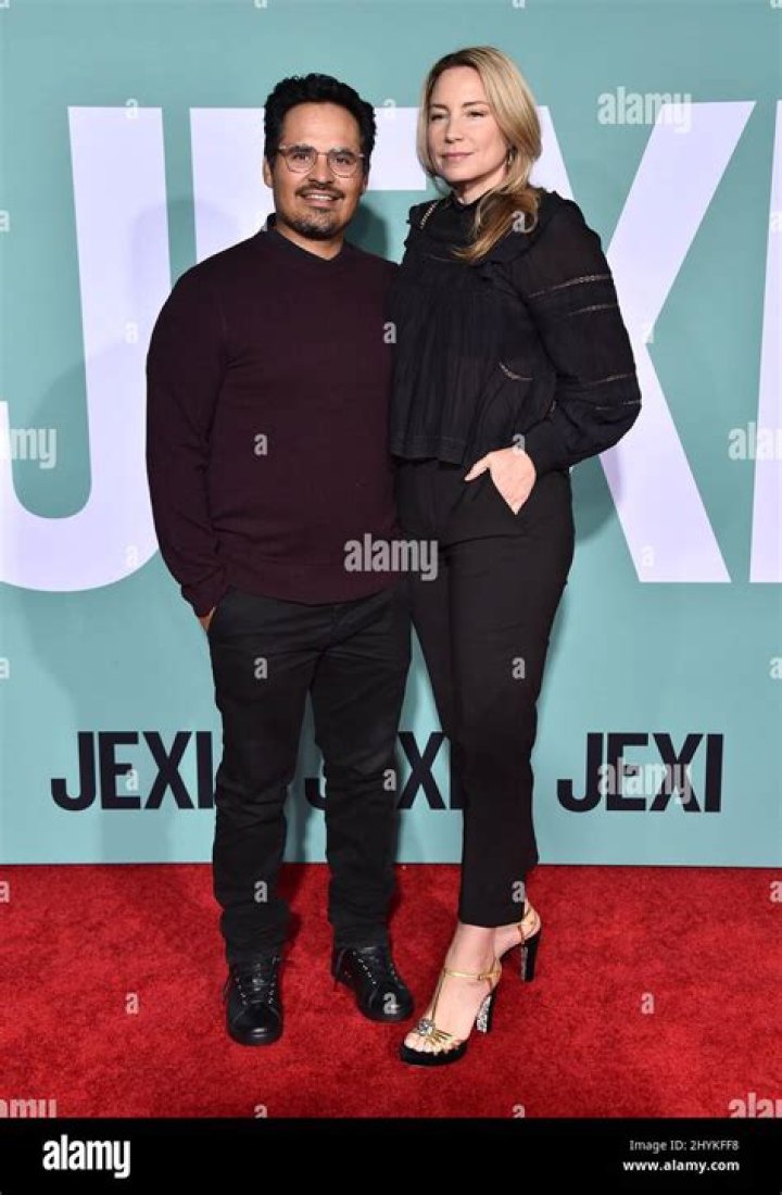 Michael Pena and Brie Shaffer arriving to the 'JEXI' Los Angeles