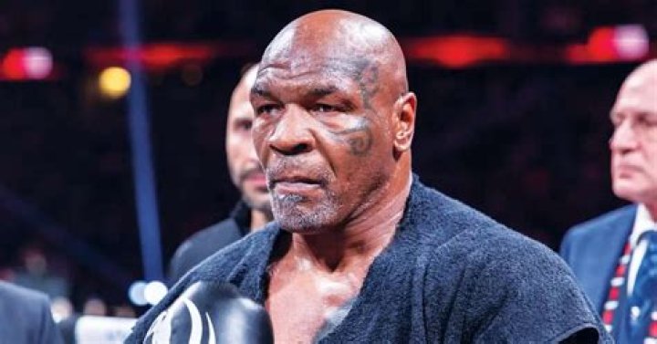 Mike Tyson shows off grey beard at iHeartRadio Podcast Awards Daily