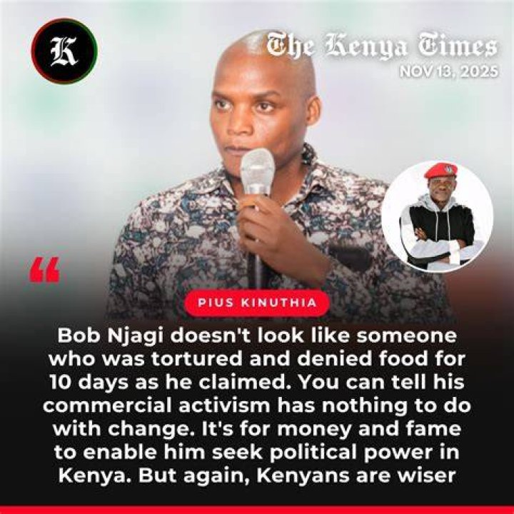 Pius Kinuthia's Twitter Presence:Insights And Impact