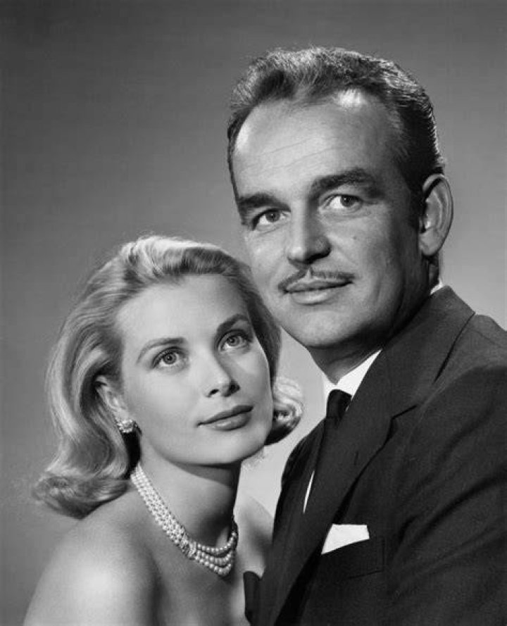Prince Rainier and Princess Grace with their three children