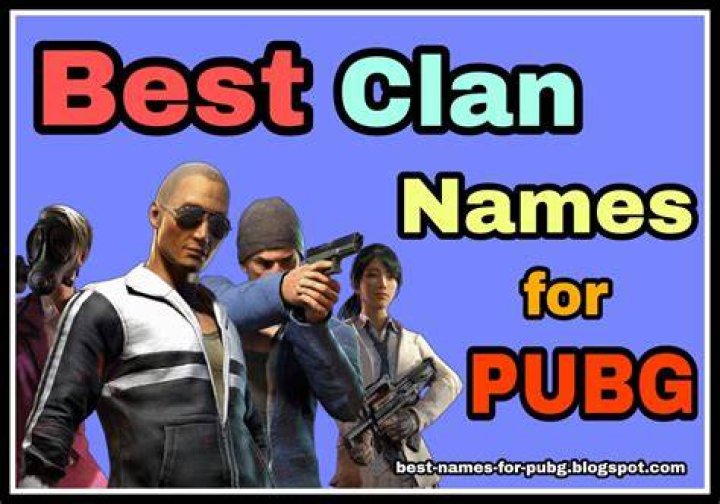 Pubg mobile best clan names nanaxcute