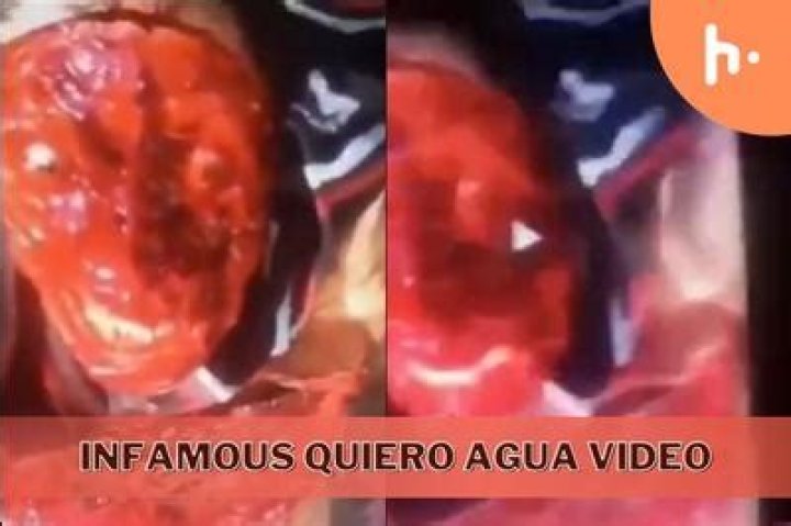 Quiero agua reddit video, &iquest;de qu&eacute; trata esta perturbadora grabaci&oacute;n de
