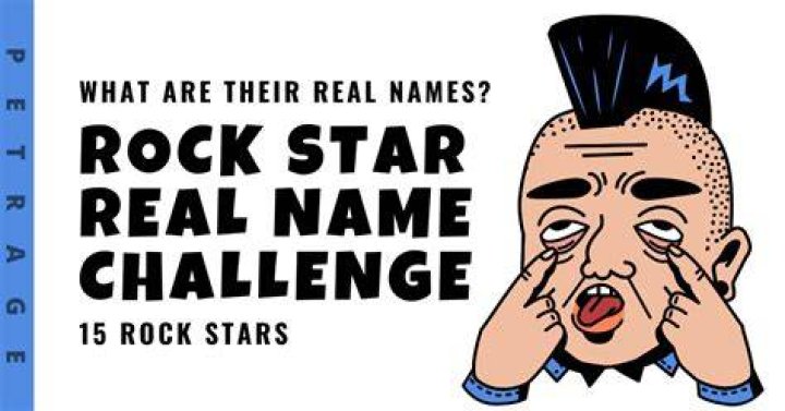 Rock Star REAL Names Challenge PETRAGE