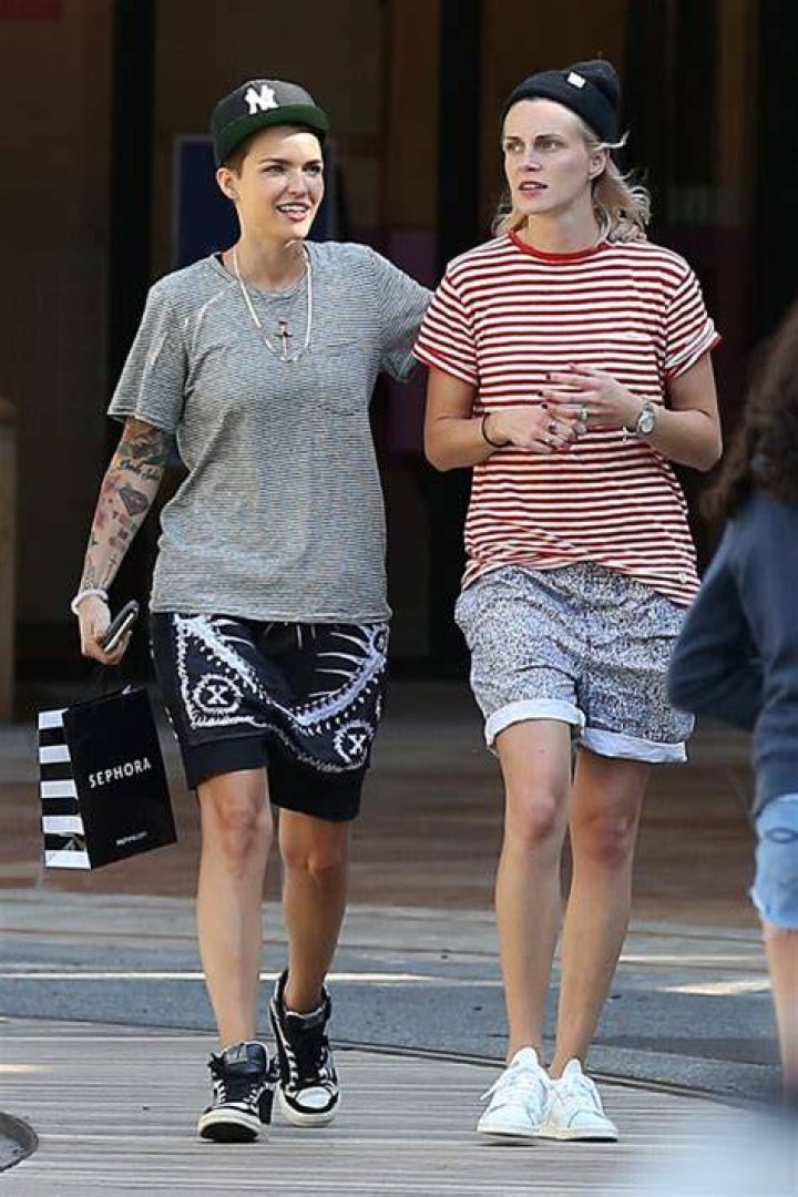 Ruby Rose and Fiancee at GQ Men of the Year Awards 2015 POPSUGAR