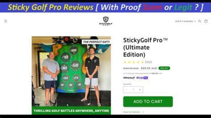 Sticky Golf Pro Reviews (Nov 2023) Does It Have Legitimacy? Watch This