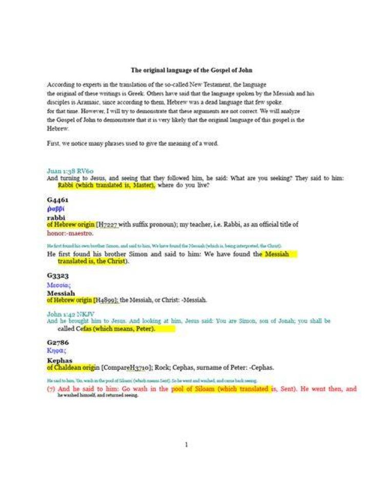 Uncover The Original Language Of The Gospel Of John