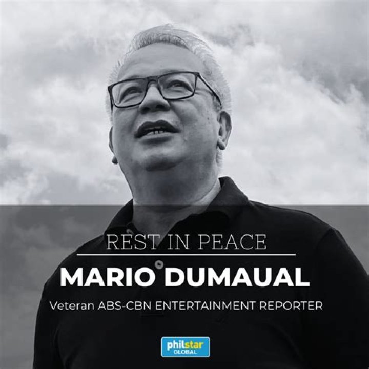 Veteran ABSCBN entertainment reporter Mario Dumaual dies at 64 PEP.ph