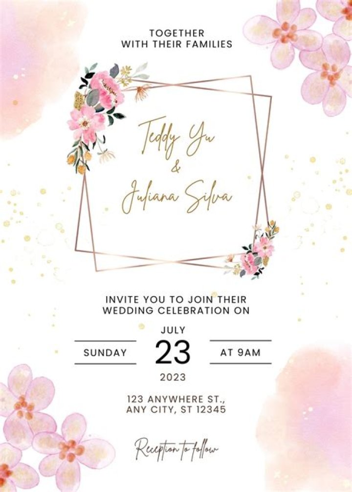 Wedding Invitation Templates, Design Wedding Invites Family Only